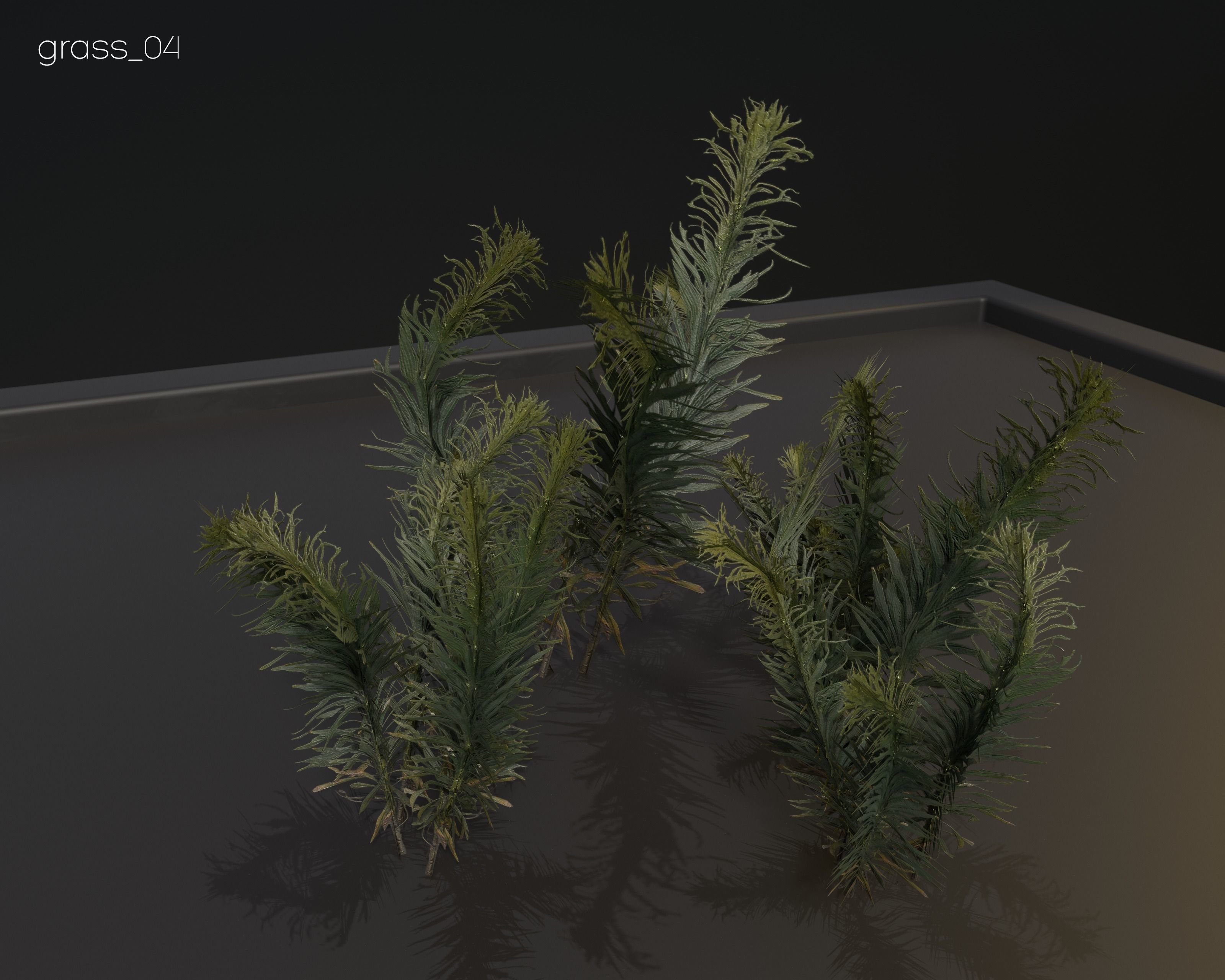 Castle Ruins Environment - PBR Medieval Props and Vegetation Low-poly 3D model_103