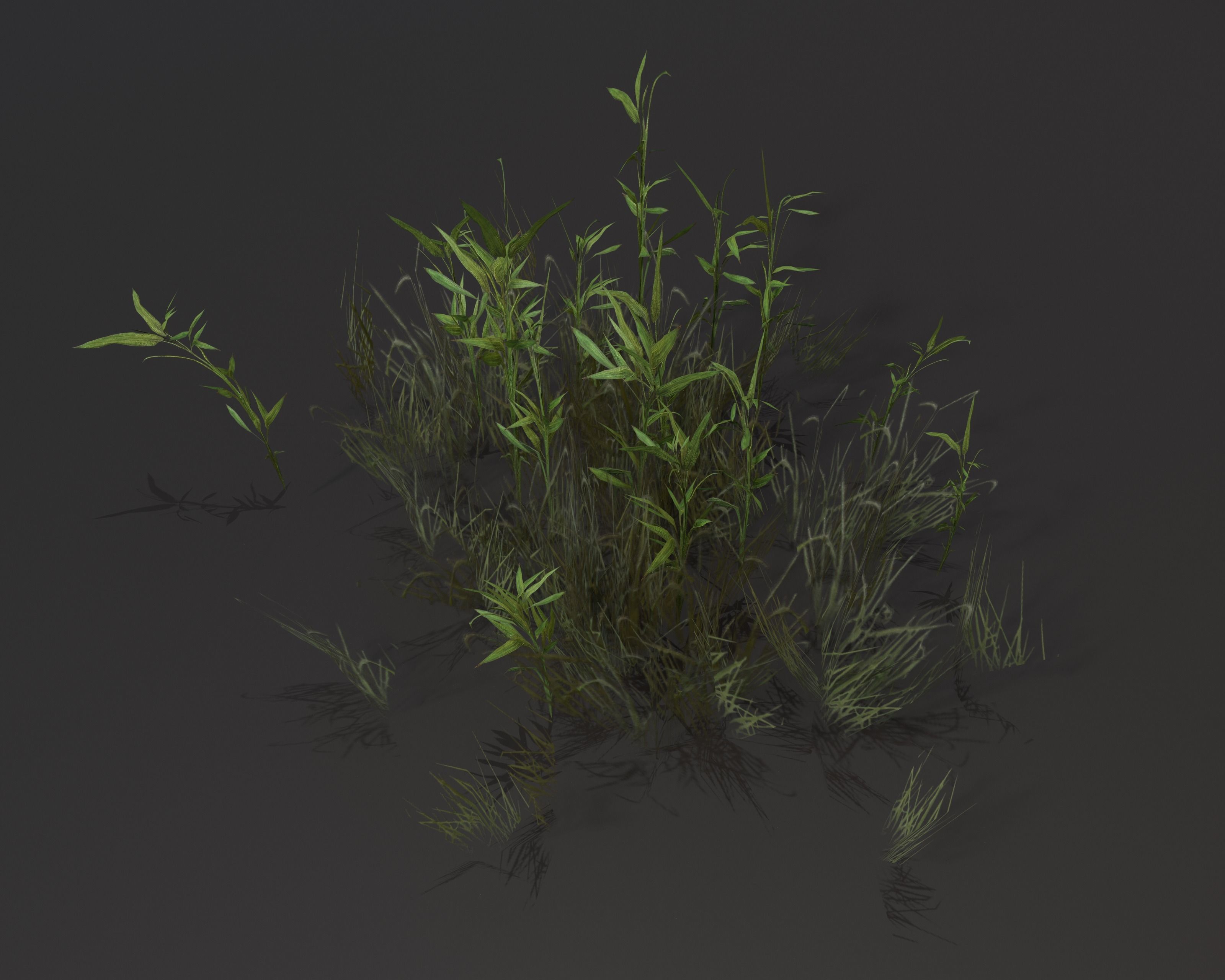 Castle Ruins Environment - PBR Medieval Props and Vegetation Low-poly 3D model_102