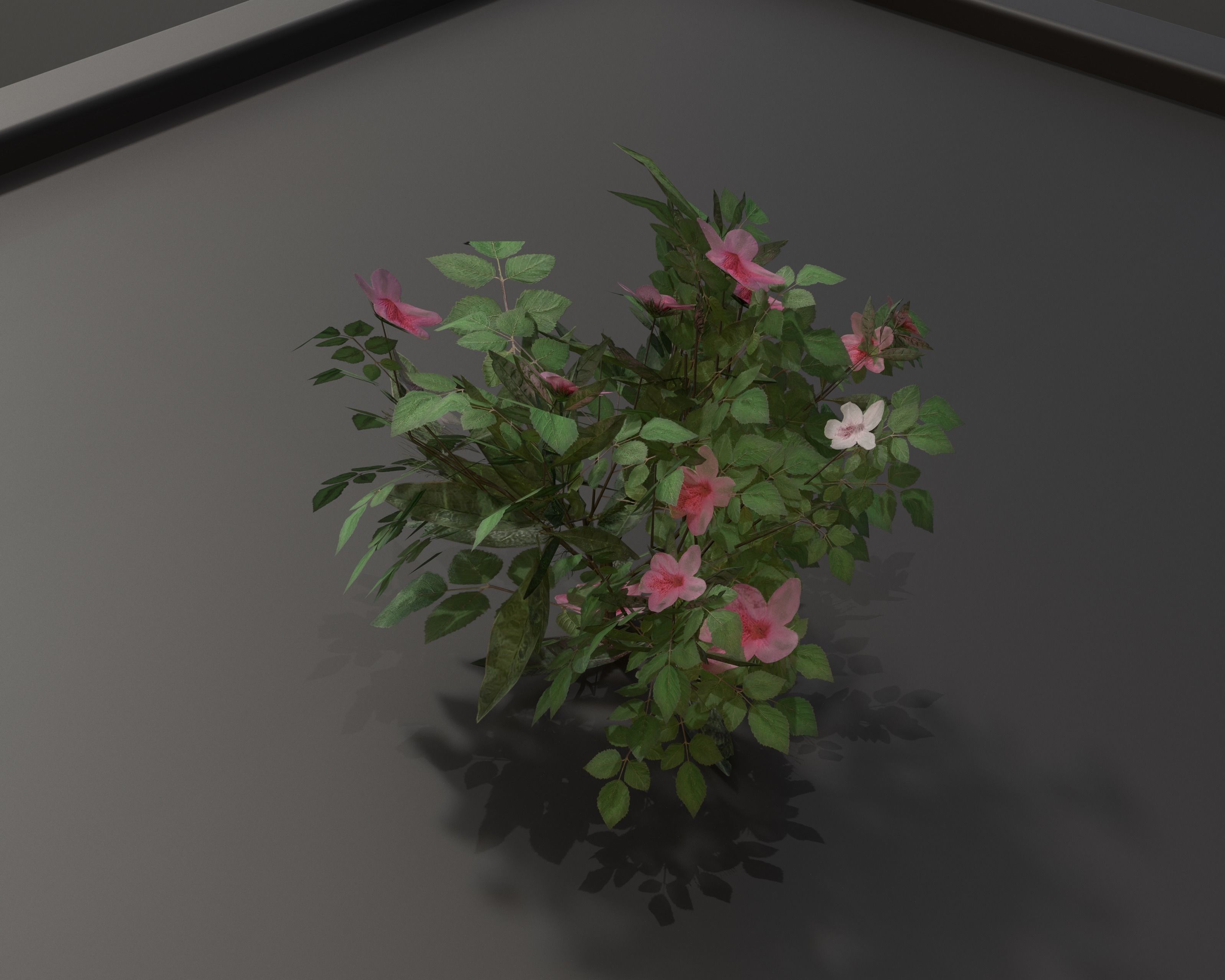 Castle Ruins Environment - PBR Medieval Props and Vegetation Low-poly 3D model_90