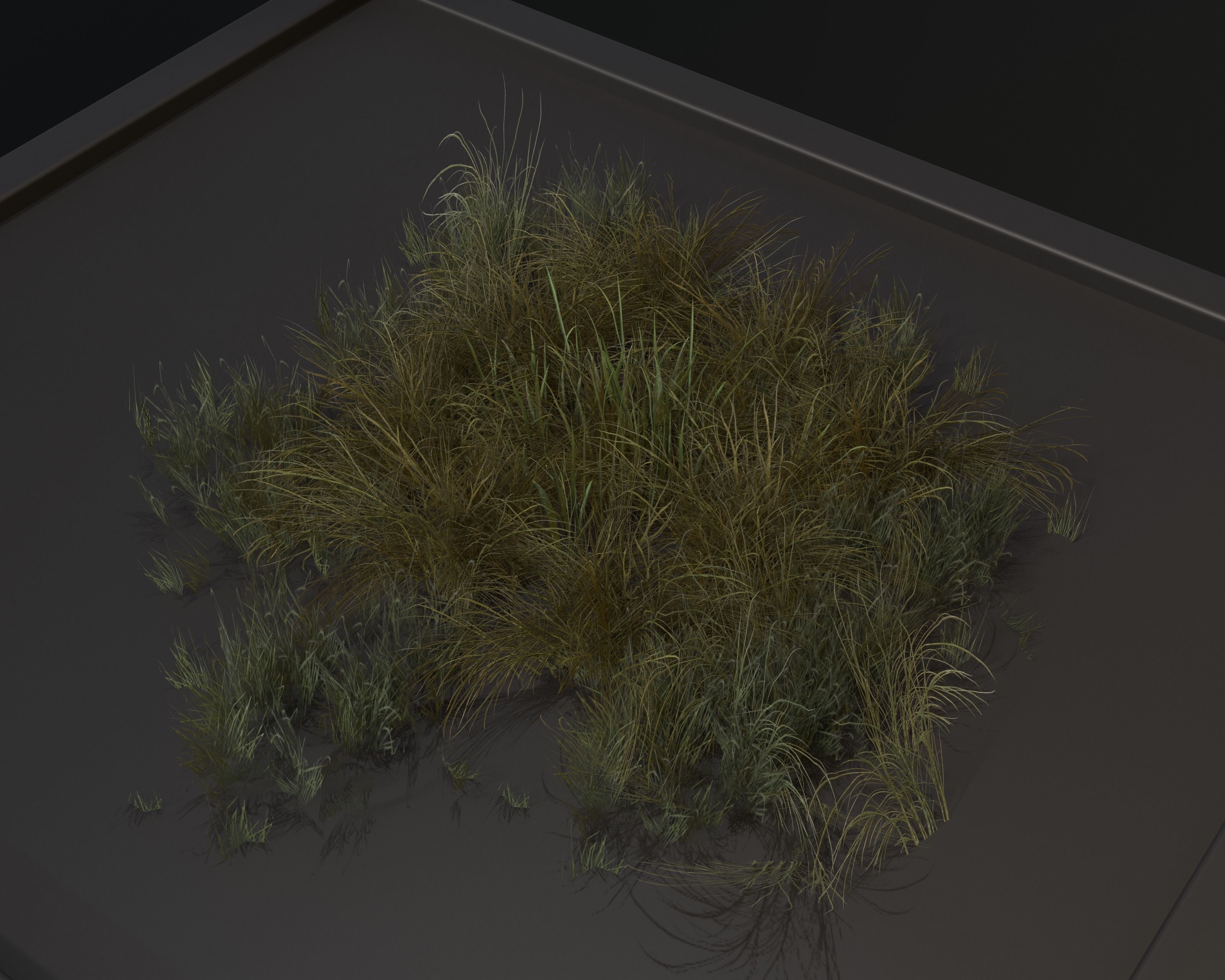 Castle Ruins Environment - PBR Medieval Props and Vegetation Low-poly 3D model_112