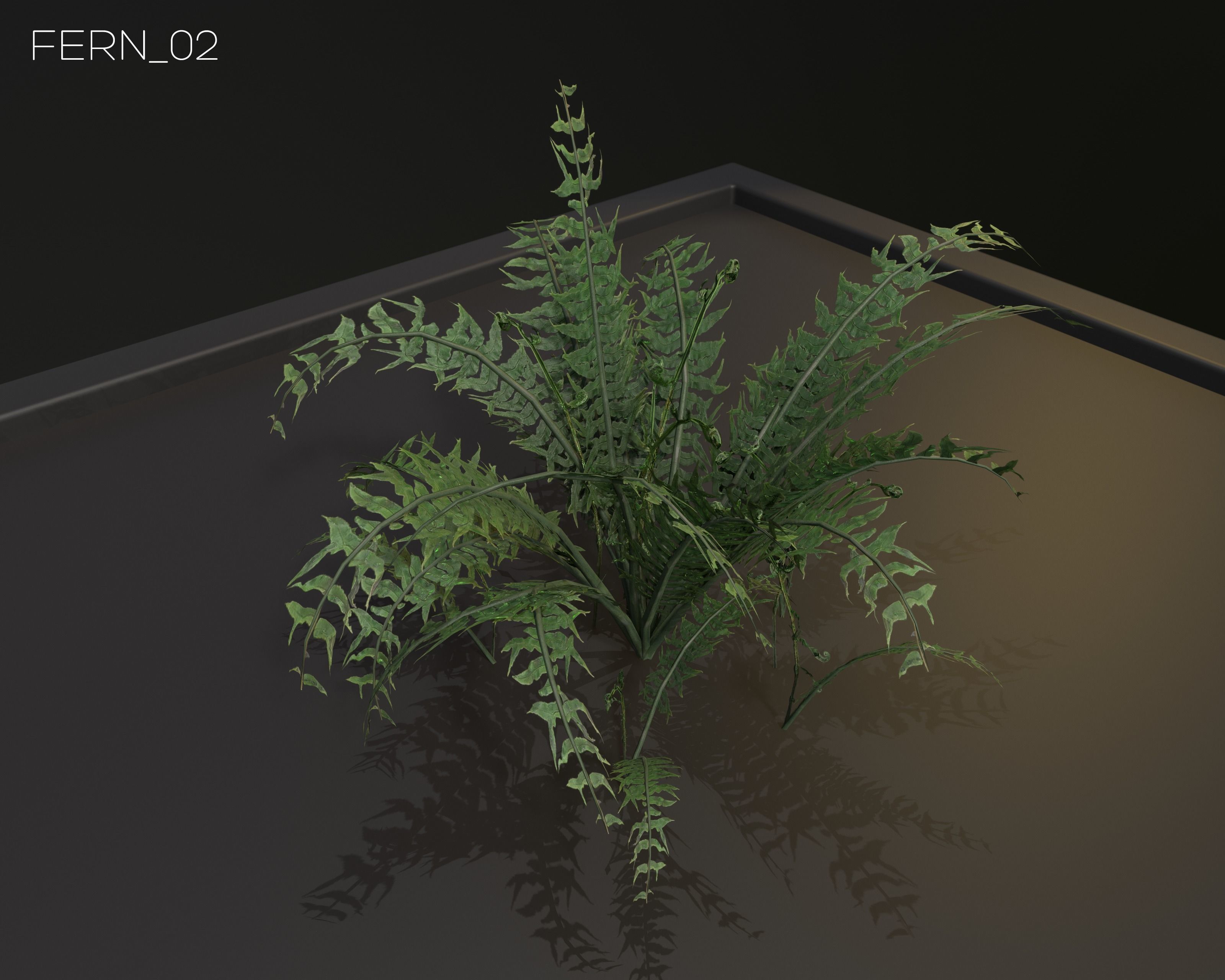 Castle Ruins Environment - PBR Medieval Props and Vegetation Low-poly 3D model_74