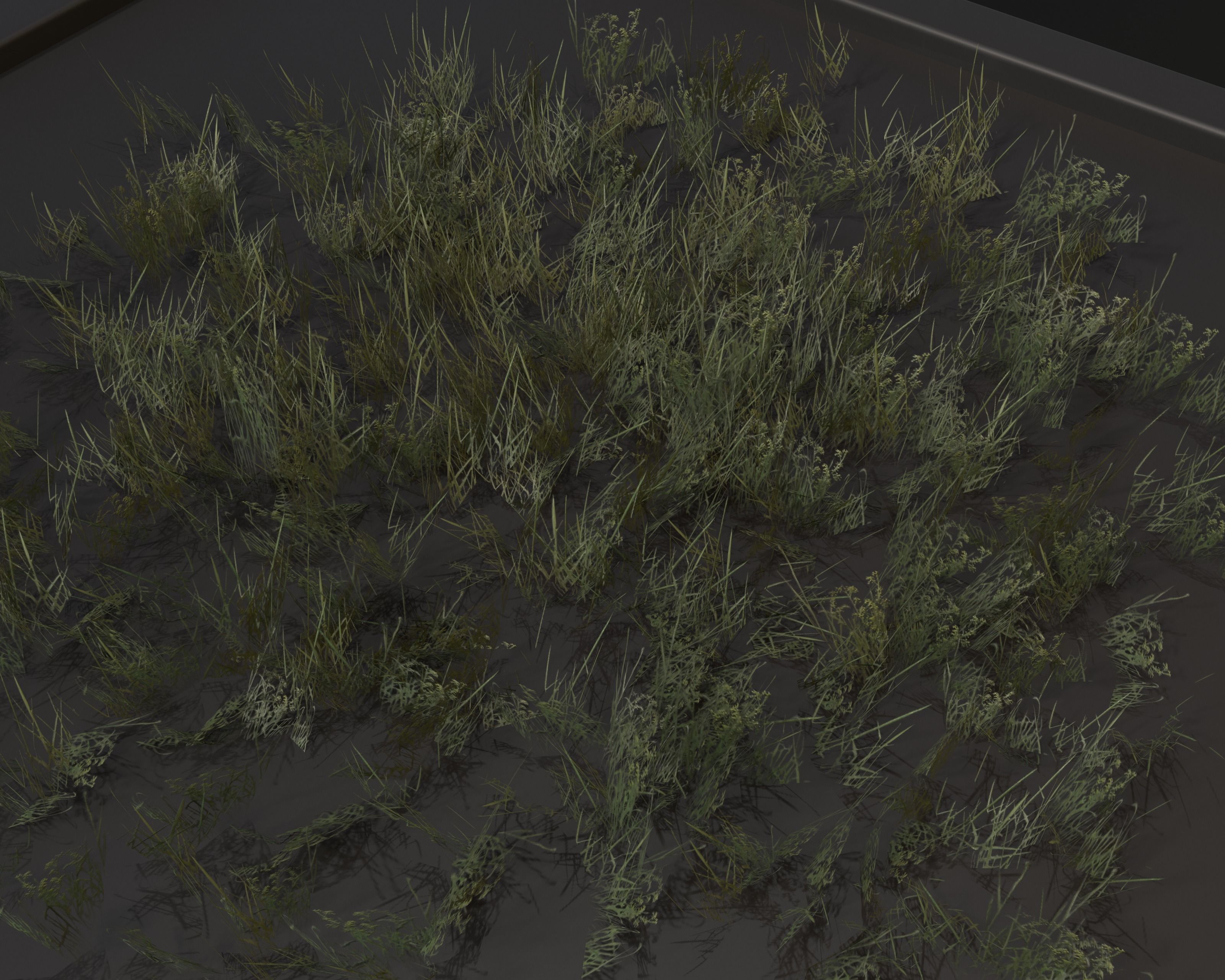 Castle Ruins Environment - PBR Medieval Props and Vegetation Low-poly 3D model_108