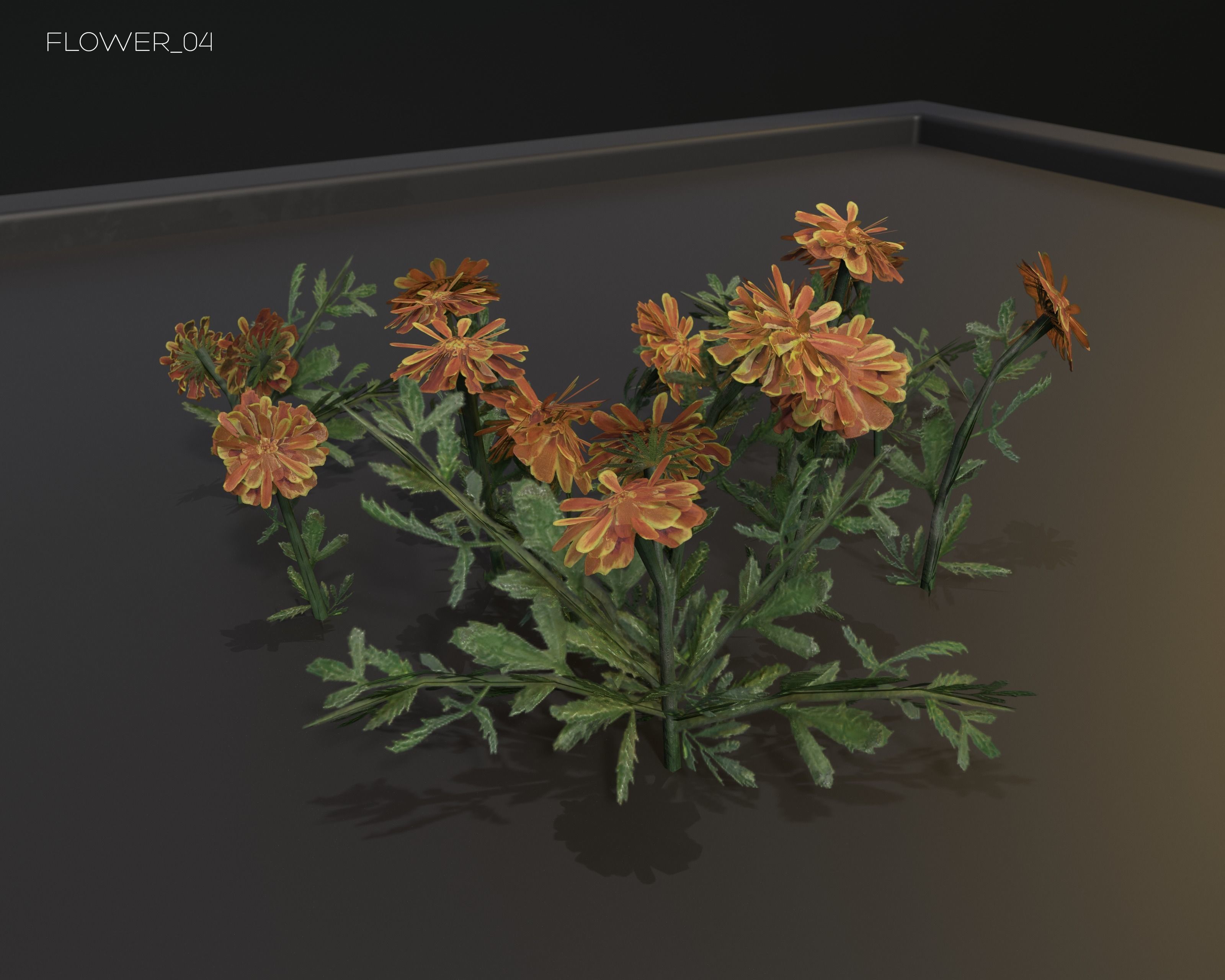 Castle Ruins Environment - PBR Medieval Props and Vegetation Low-poly 3D model_87