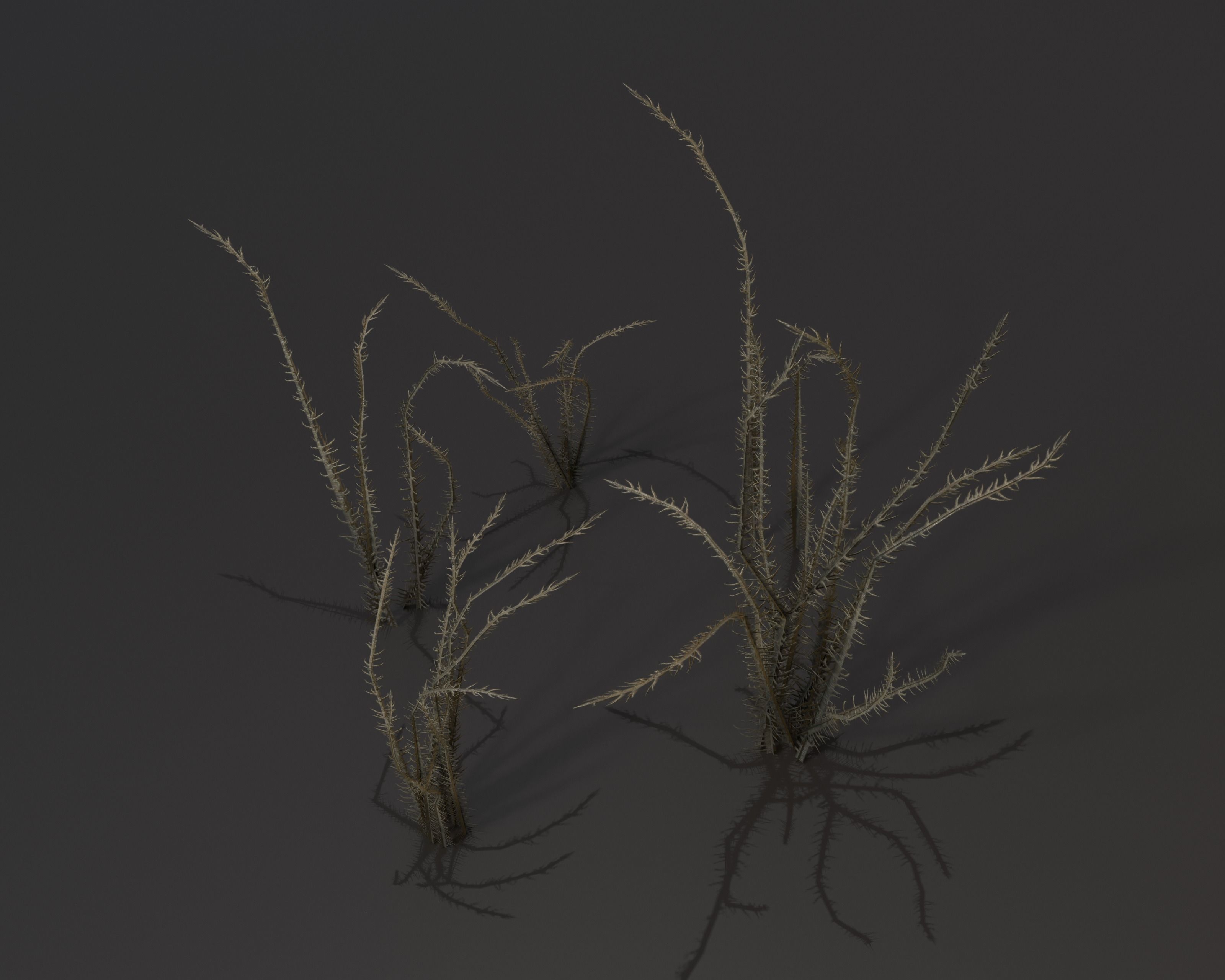 Castle Ruins Environment - PBR Medieval Props and Vegetation Low-poly 3D model_106