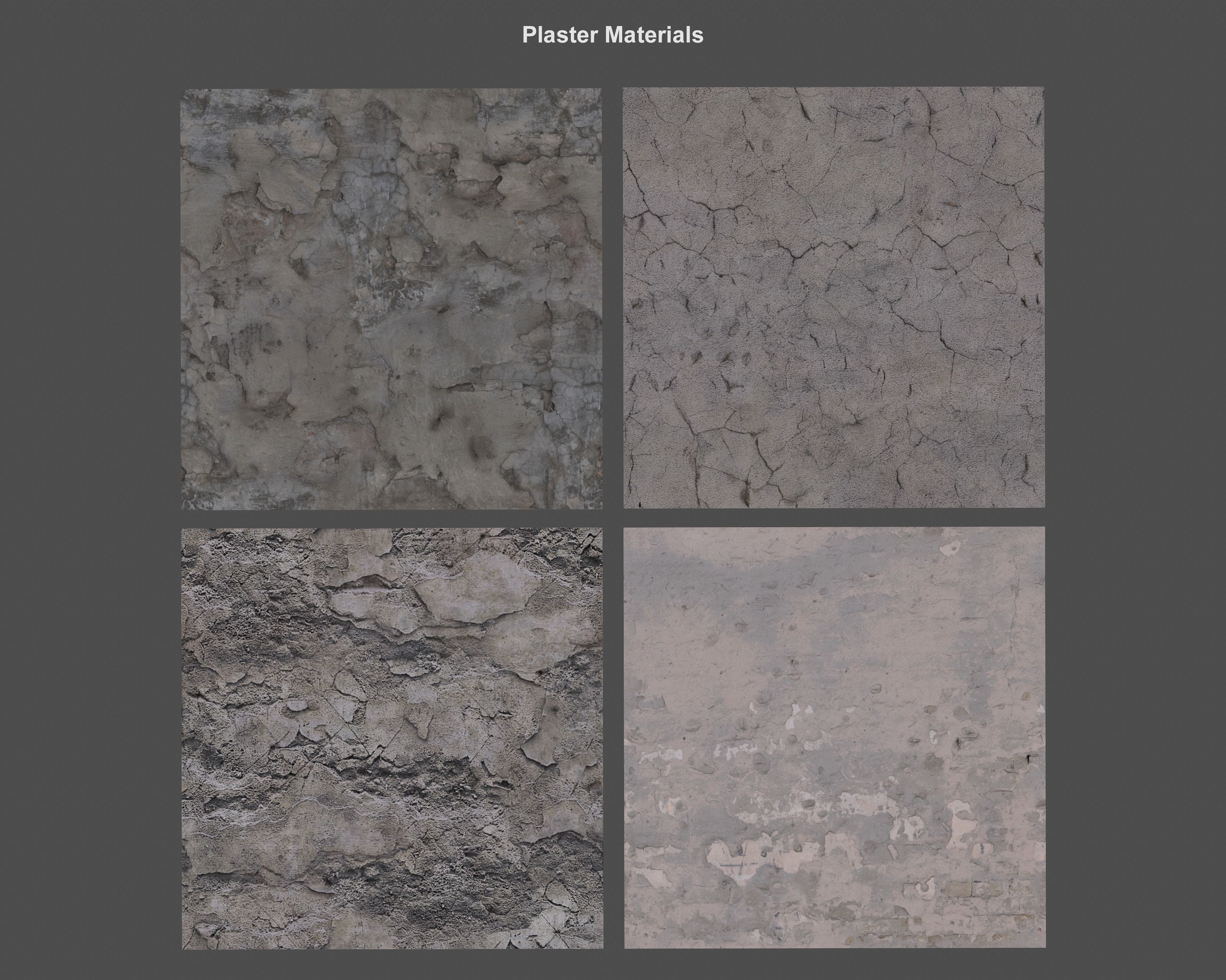 Castle Ruins Environment - PBR Medieval Props and Vegetation Low-poly 3D model_39