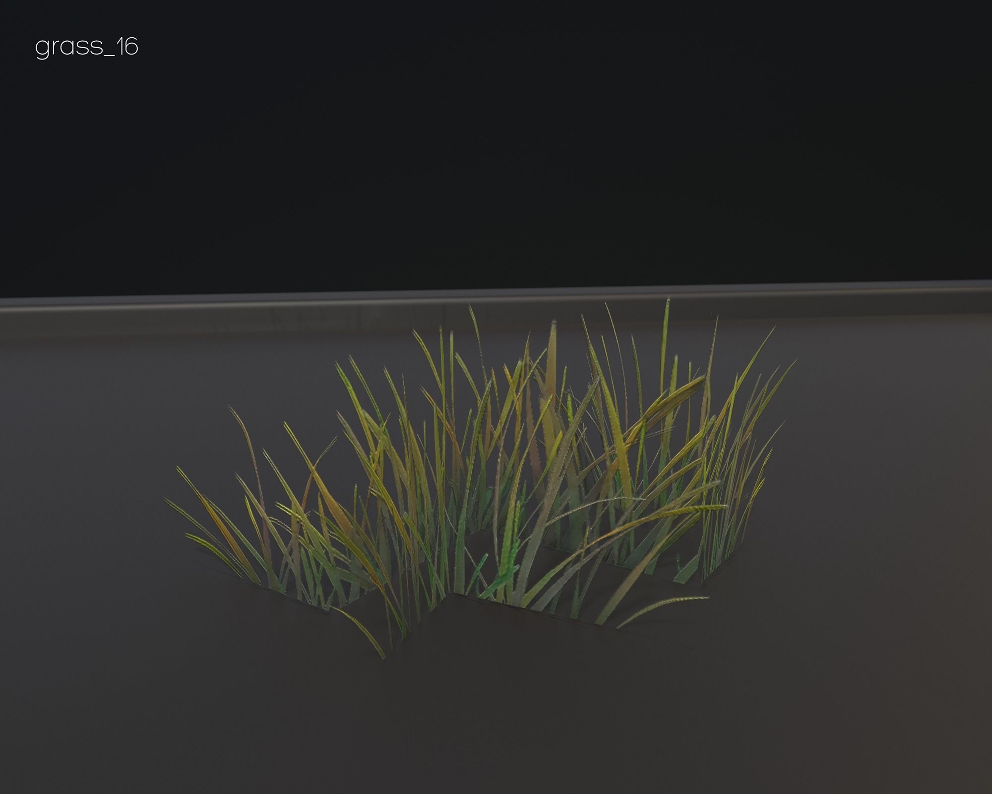 Castle Ruins Environment - PBR Medieval Props and Vegetation Low-poly 3D model_126