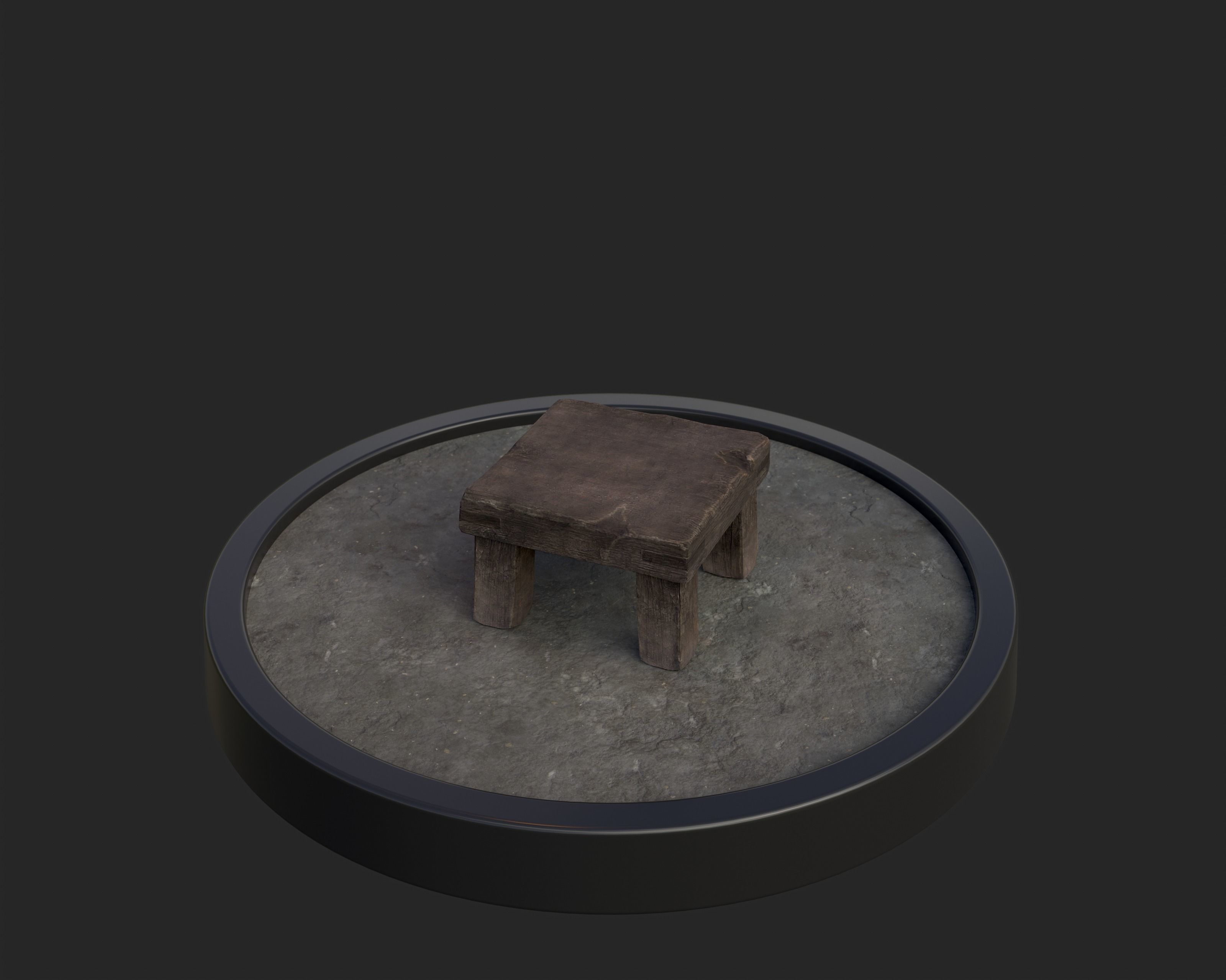 Castle Ruins Environment - PBR Medieval Props and Vegetation Low-poly 3D model_64