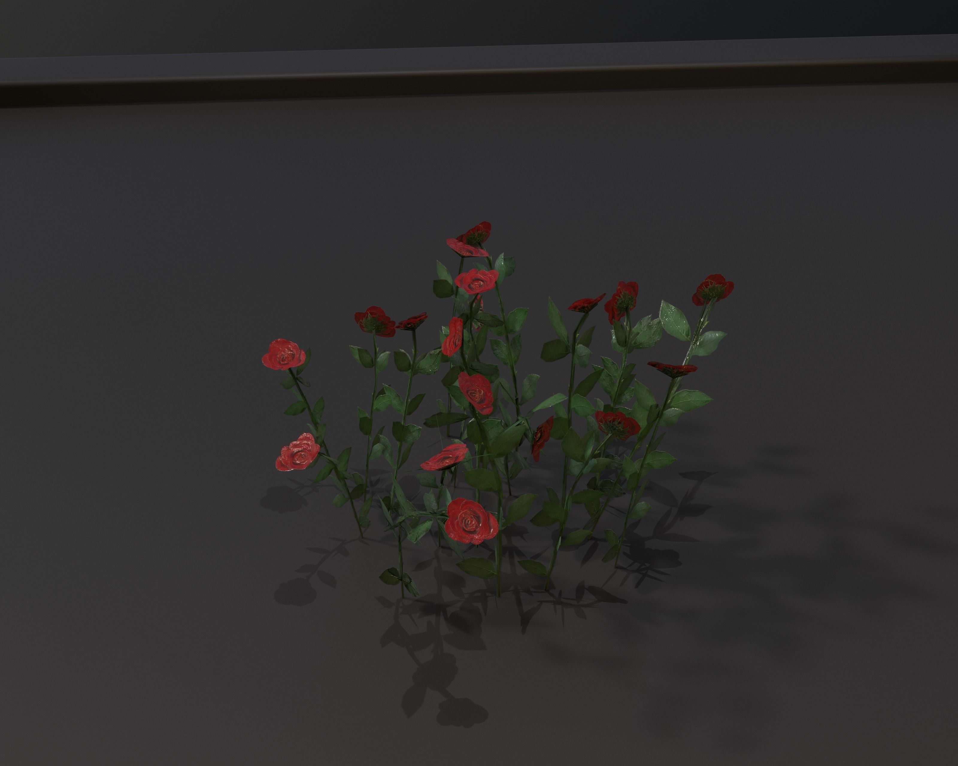 Castle Ruins Environment - PBR Medieval Props and Vegetation Low-poly 3D model_82