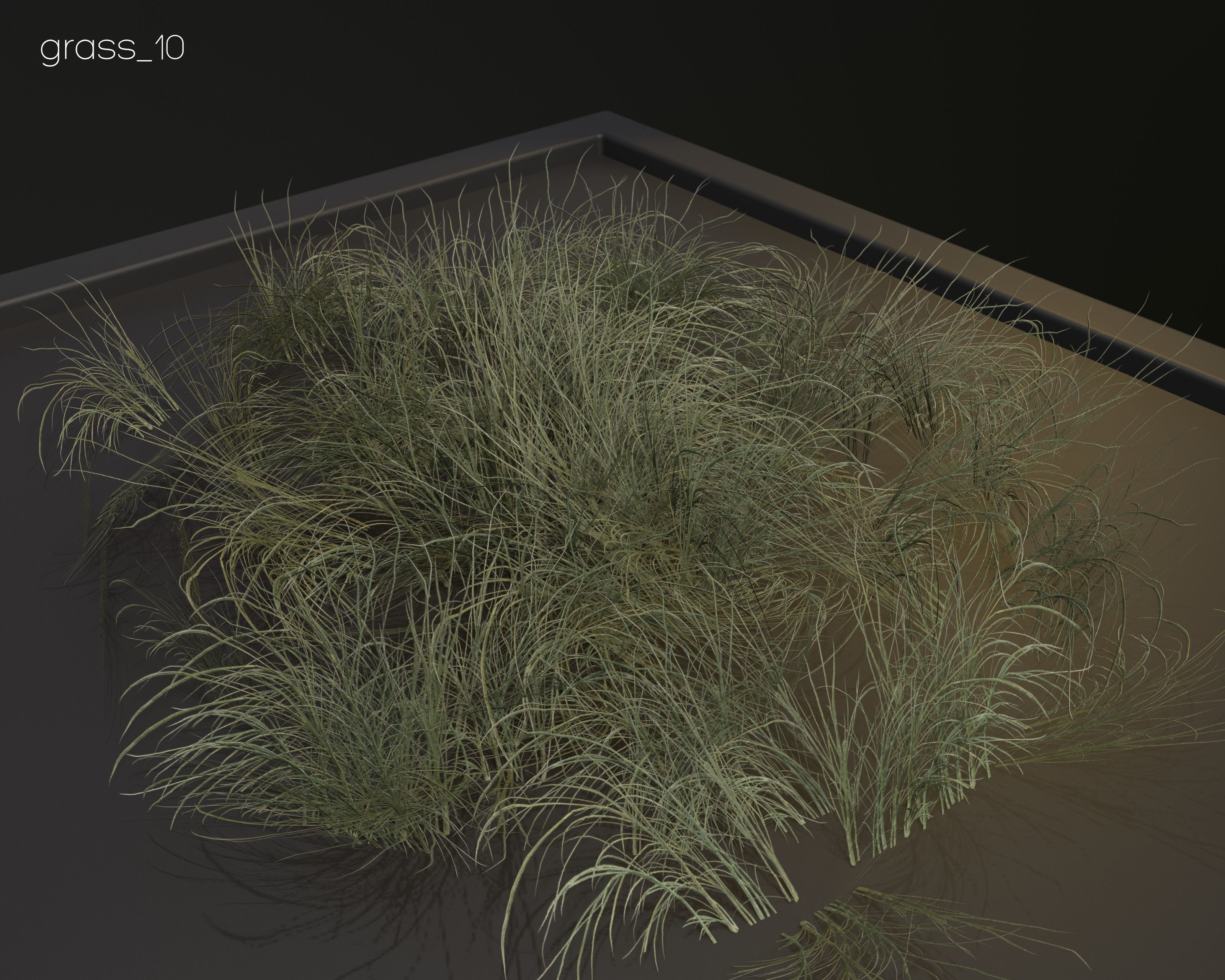 Castle Ruins Environment - PBR Medieval Props and Vegetation Low-poly 3D model_115