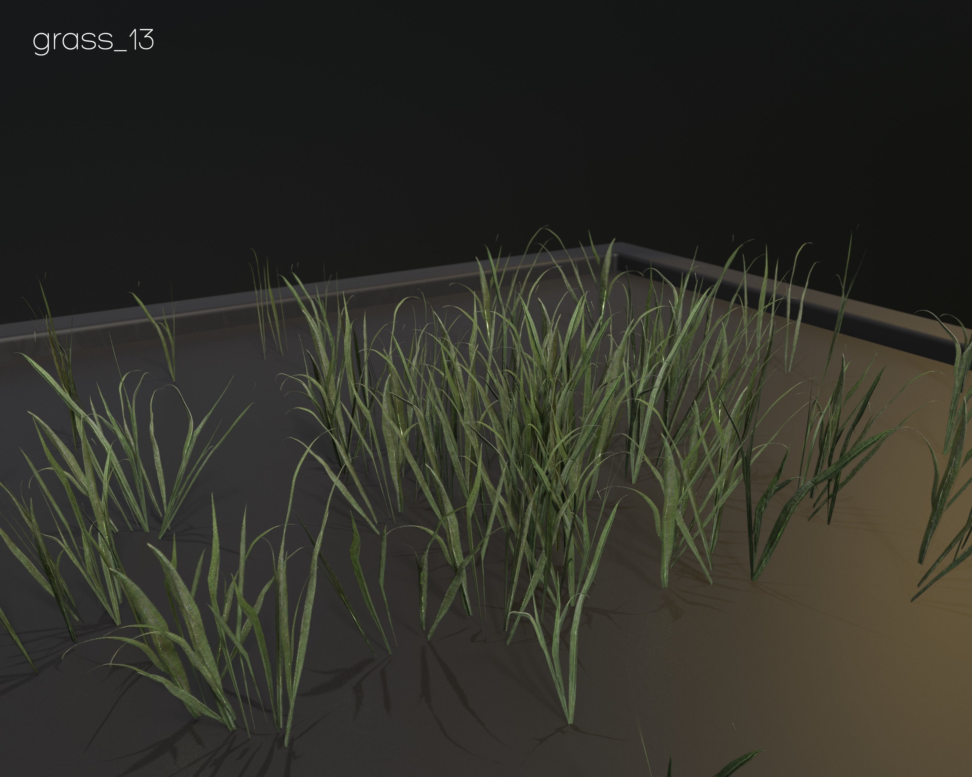 Castle Ruins Environment - PBR Medieval Props and Vegetation Low-poly 3D model_120