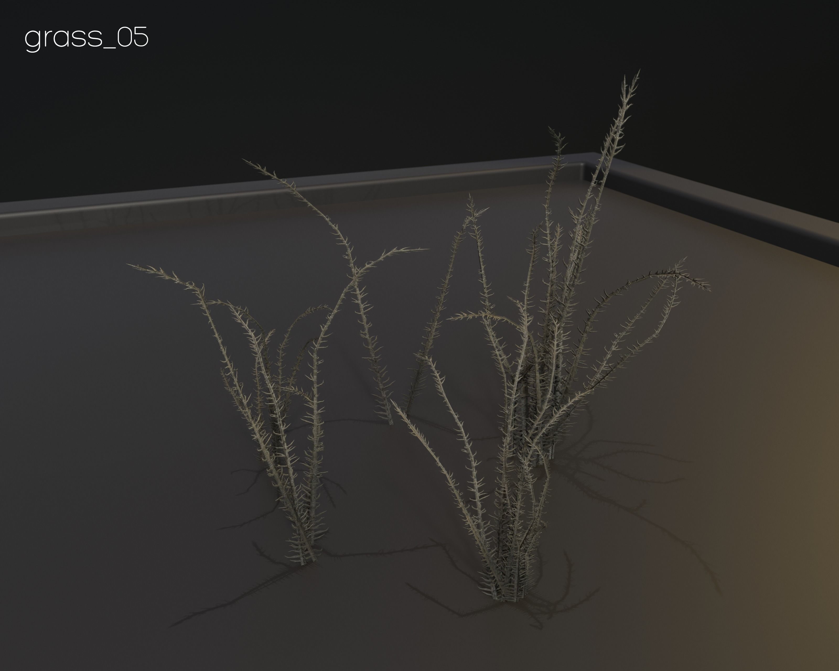 Castle Ruins Environment - PBR Medieval Props and Vegetation Low-poly 3D model_105