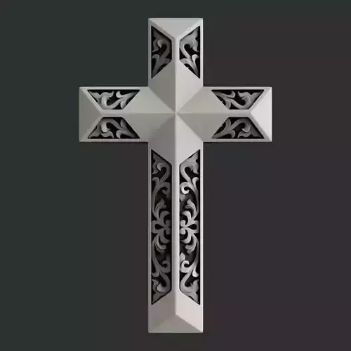 3d STL models for CNC cross