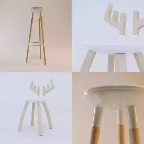 Seating decorative Chairs and Stools set