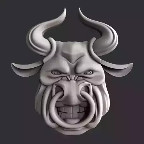 3d STL models for CNC bull