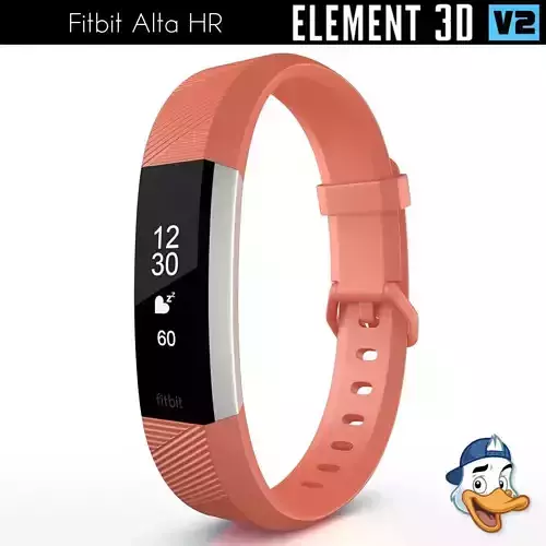 Fitbit Alta HR for Element 3D