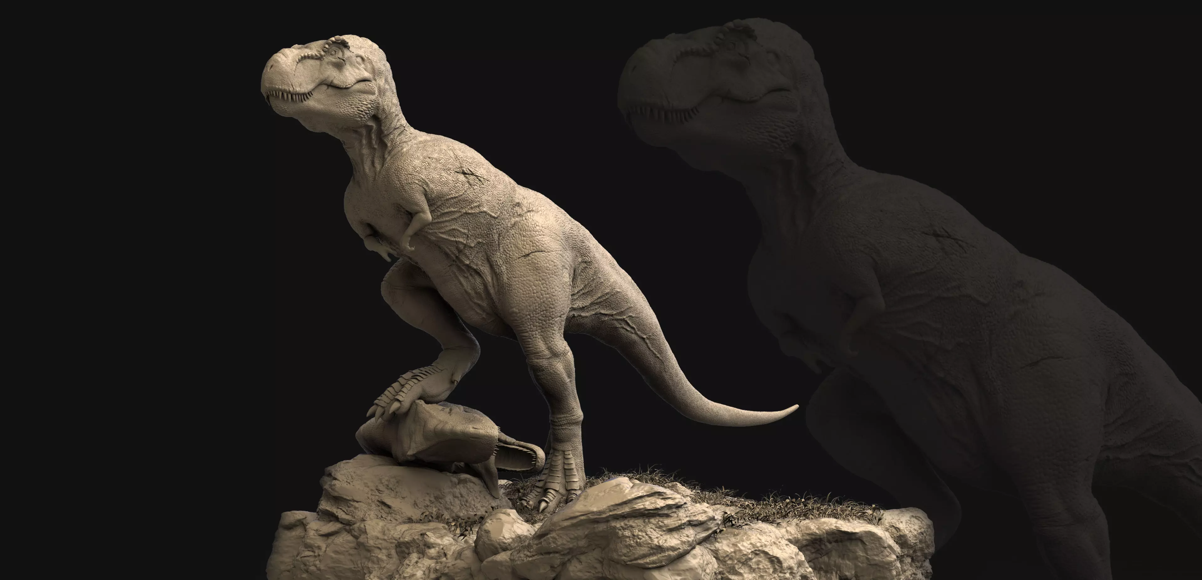 Tyrannosaurus Rex Sculpt 3D print model