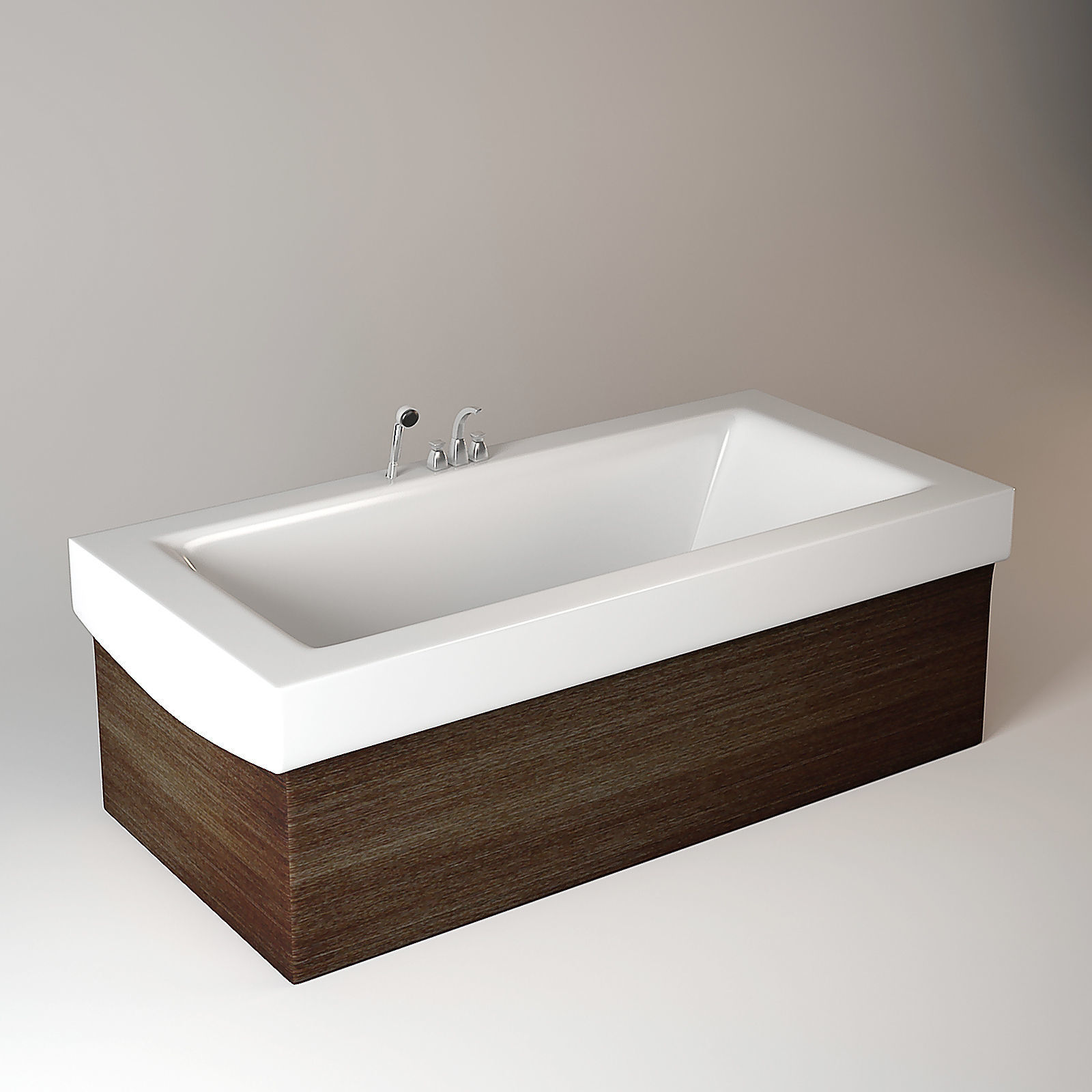 Bathtub Bellevue 3D model_2