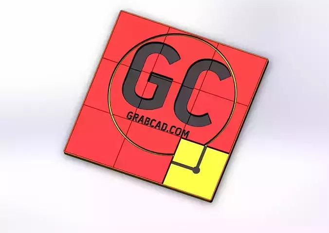 GrabCad puzzle toy 3x3