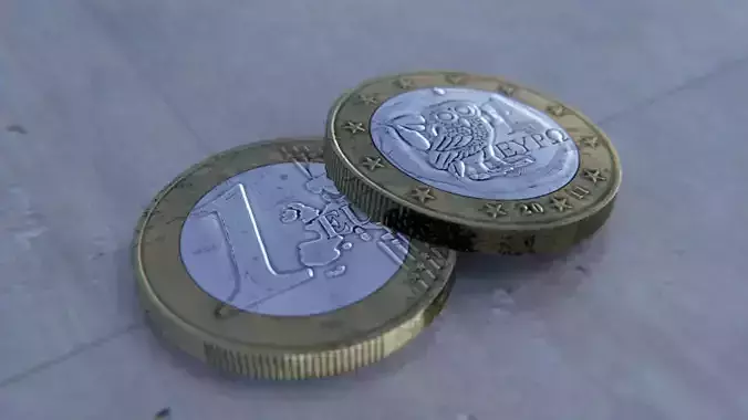 1  Euro Coin - Greek