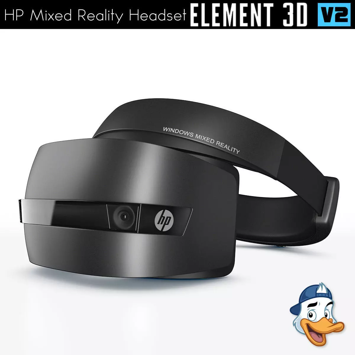HP Windows Mixed Reality Headset for Element 3D 3D model_0