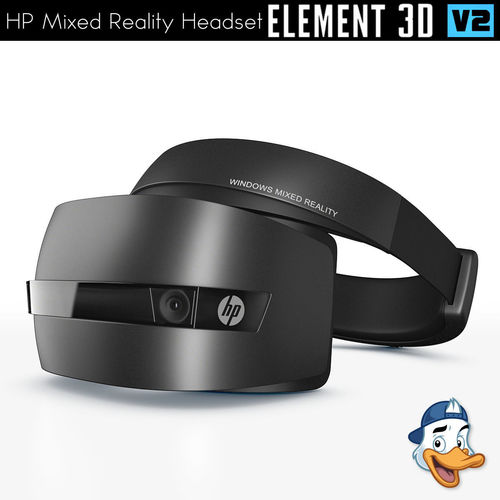 HP Windows Mixed Reality Headset for Element 3D 3D model
