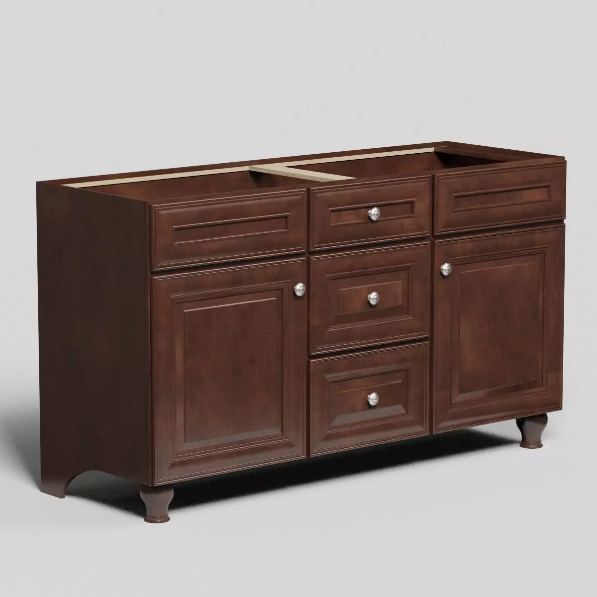 Cabinet collection templin Low-poly 3D model_0