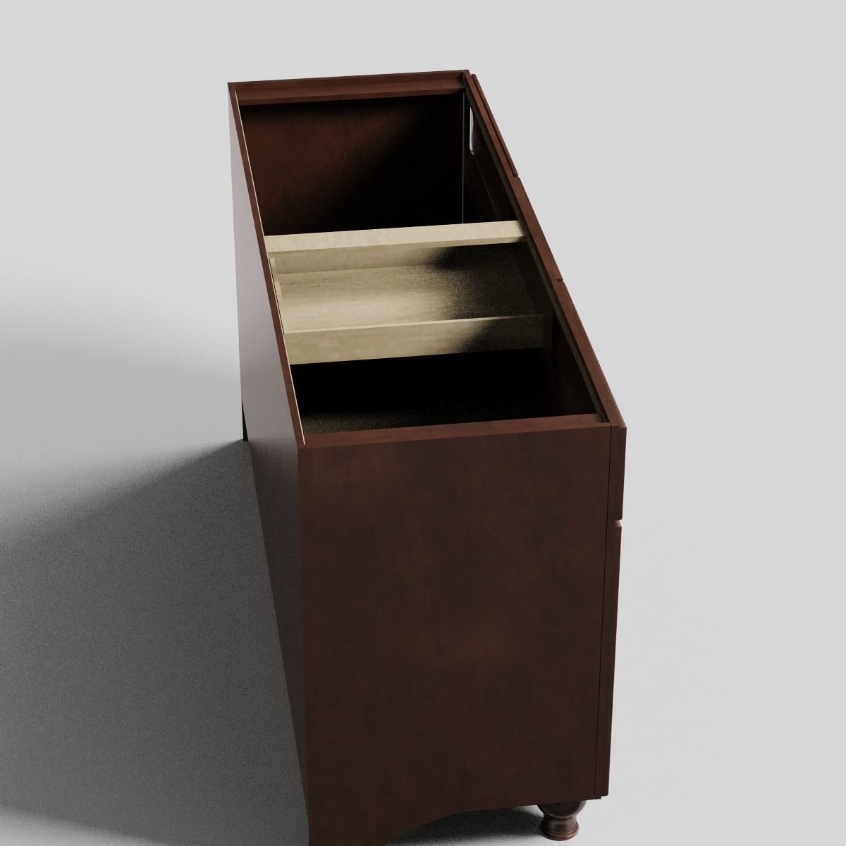 Cabinet collection templin Low-poly 3D model_3