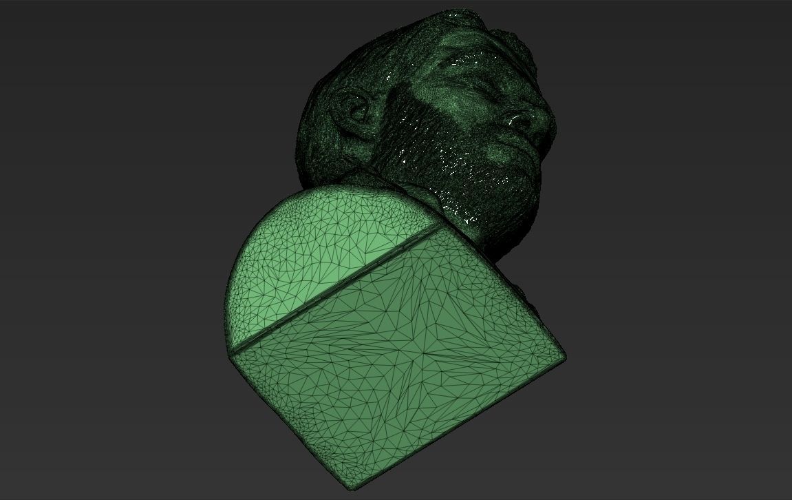 Thor Chris Hemsworth Avengers bust 3D printing ready stl obj 3D print model_24