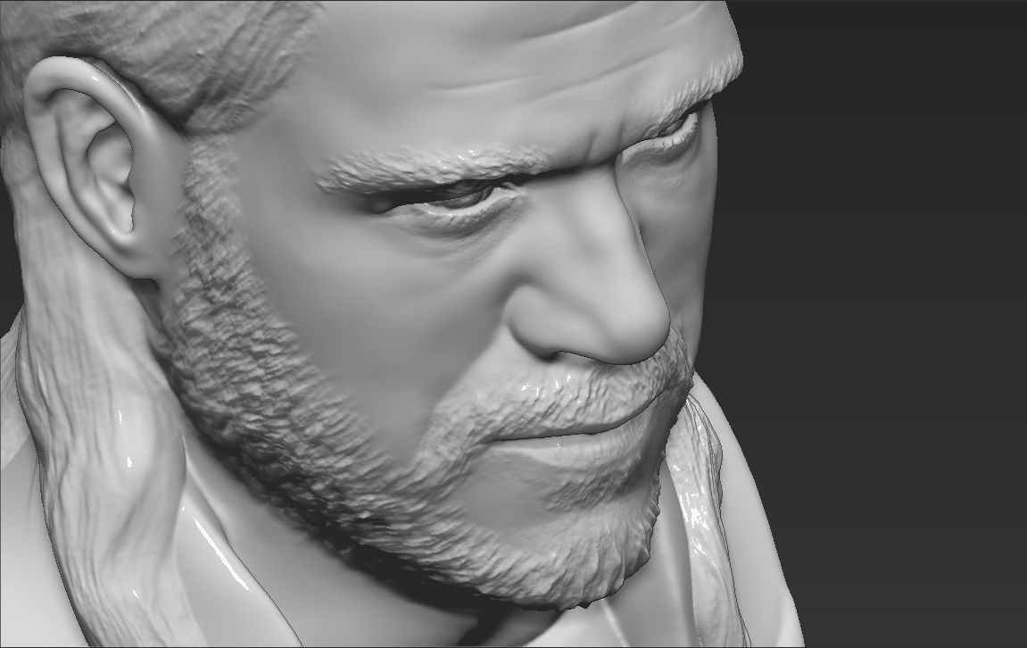 Thor Chris Hemsworth Avengers bust 3D printing ready stl obj 3D print model_16