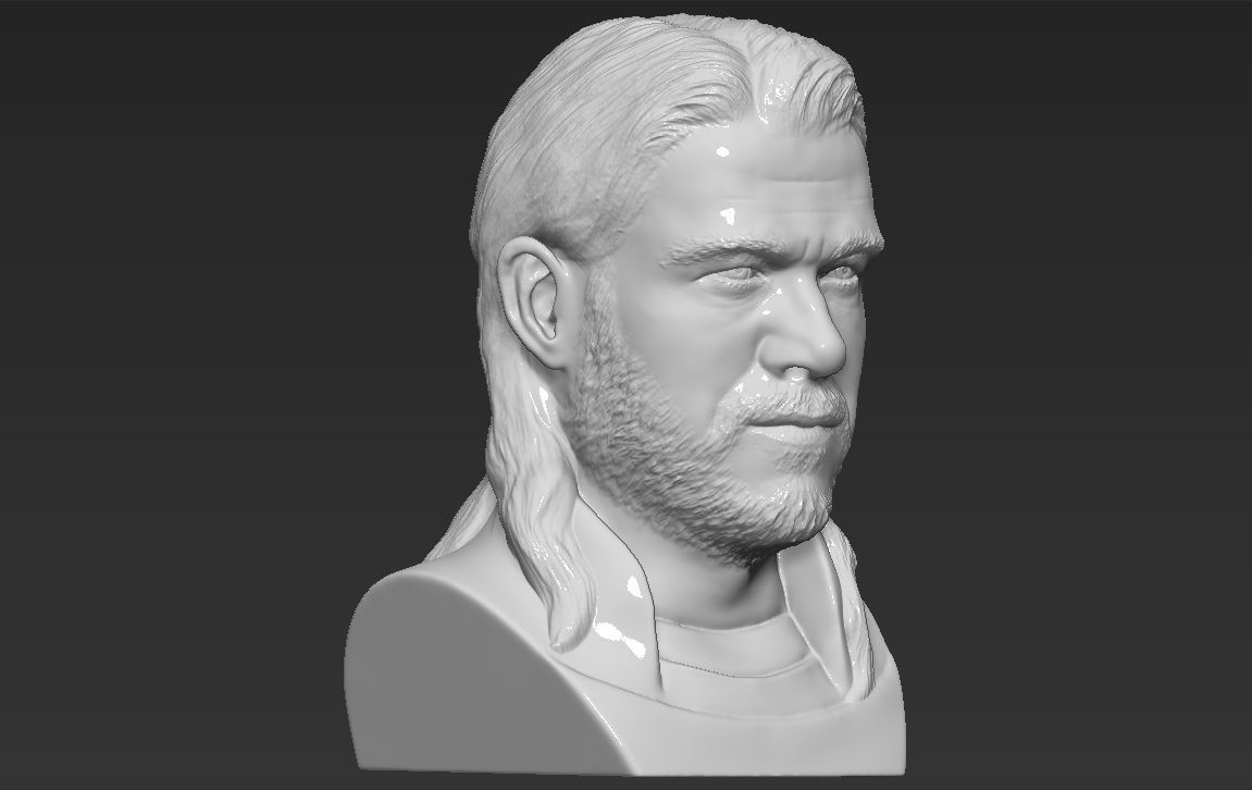 Thor Chris Hemsworth Avengers bust 3D printing ready stl obj 3D print model_11