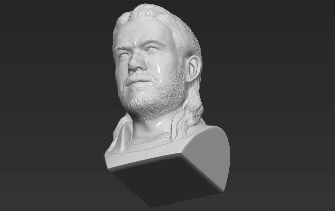Thor Chris Hemsworth Avengers bust 3D printing ready stl obj 3D print model_10