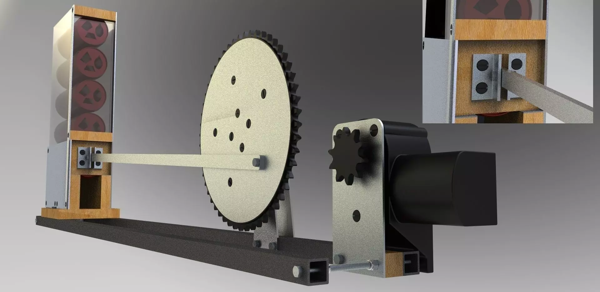 Electromechanical can crusher Free 3D model_0