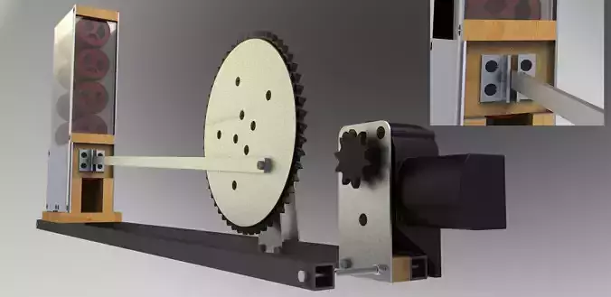 Electromechanical can crusher Free 3D model