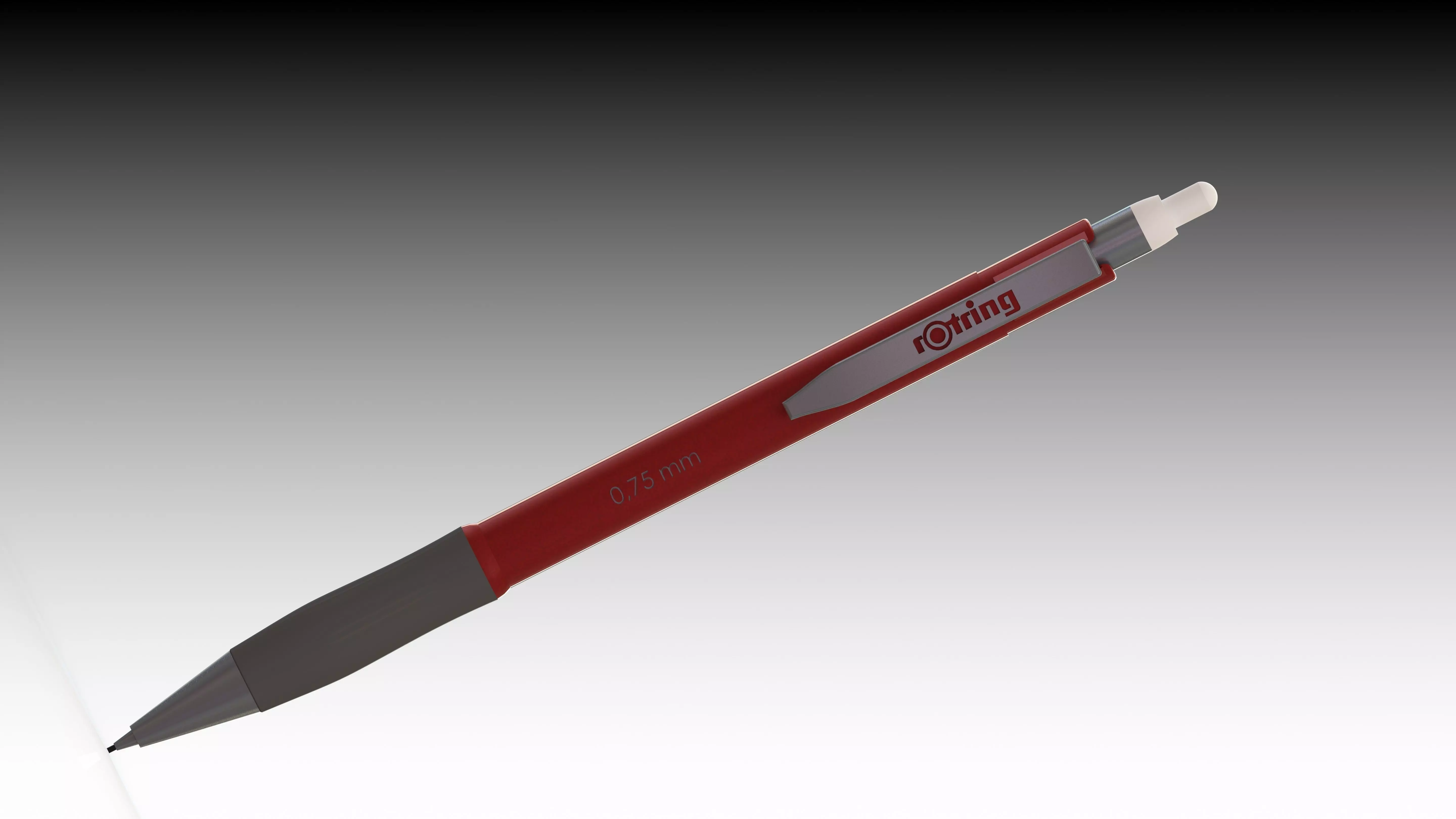Pen Rotring 075mm Free 3D model