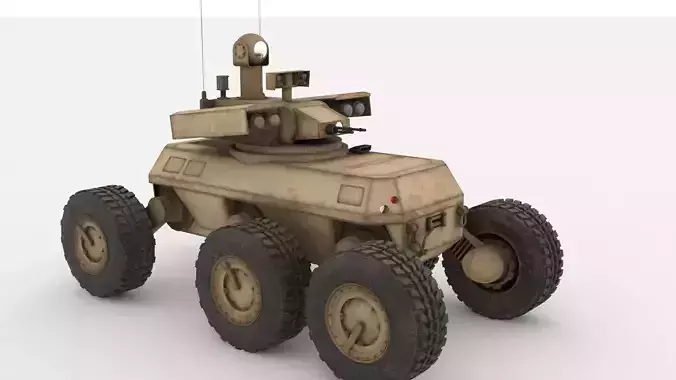 Armed Robotic Vehicle MULE XM1219