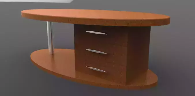 Desk with two drawers