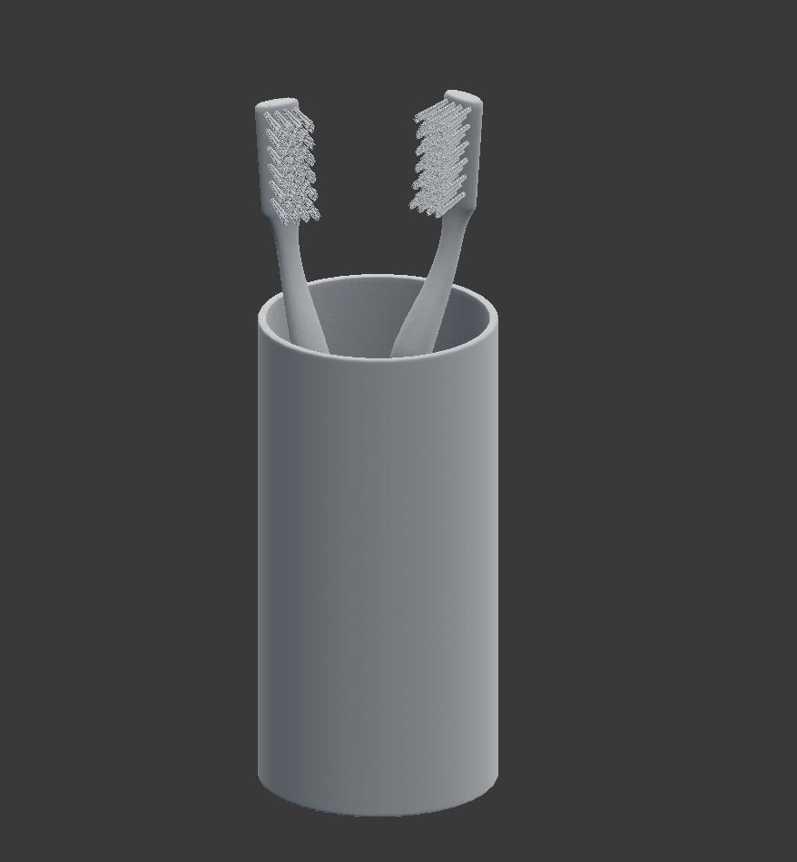 Toothbrush Holder 3D model_6