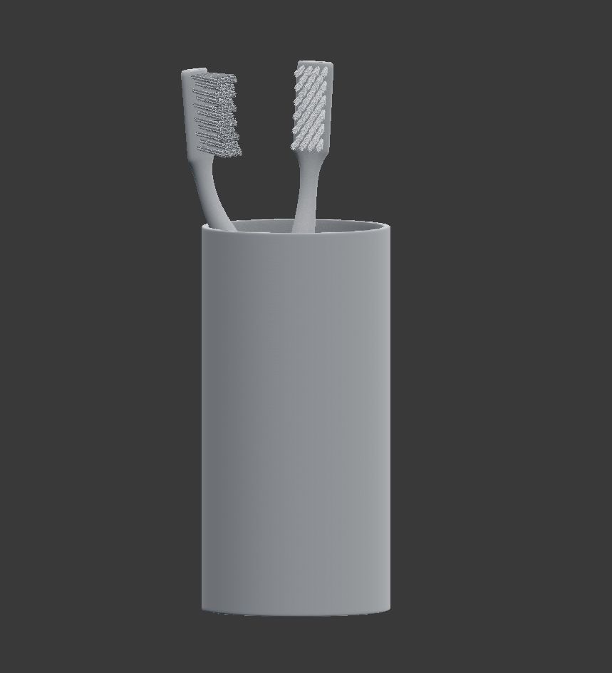 Toothbrush Holder 3D model_7