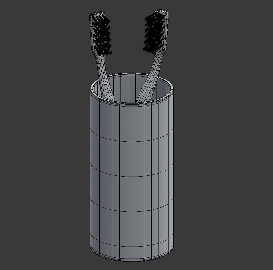 Toothbrush Holder 3D model_8