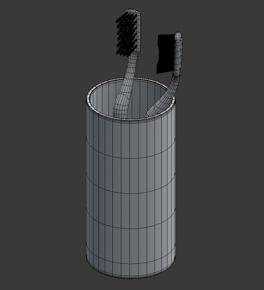 Toothbrush Holder 3D model_9