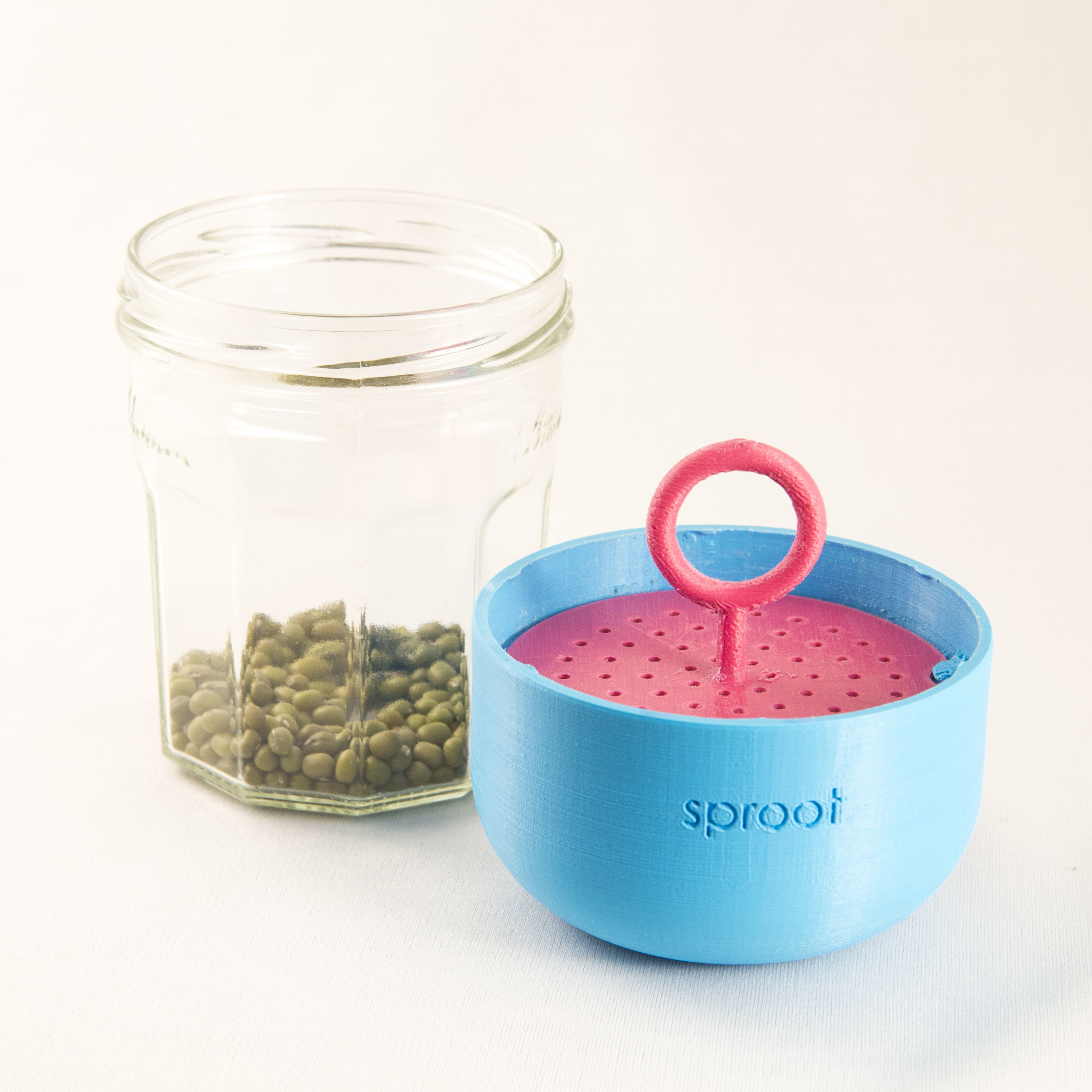 Sproot bottle with ring in it 3D print model_3