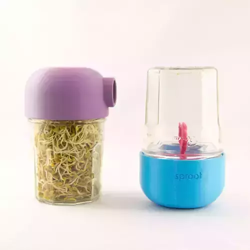 Sproot bottle with ring in it 3D print model
