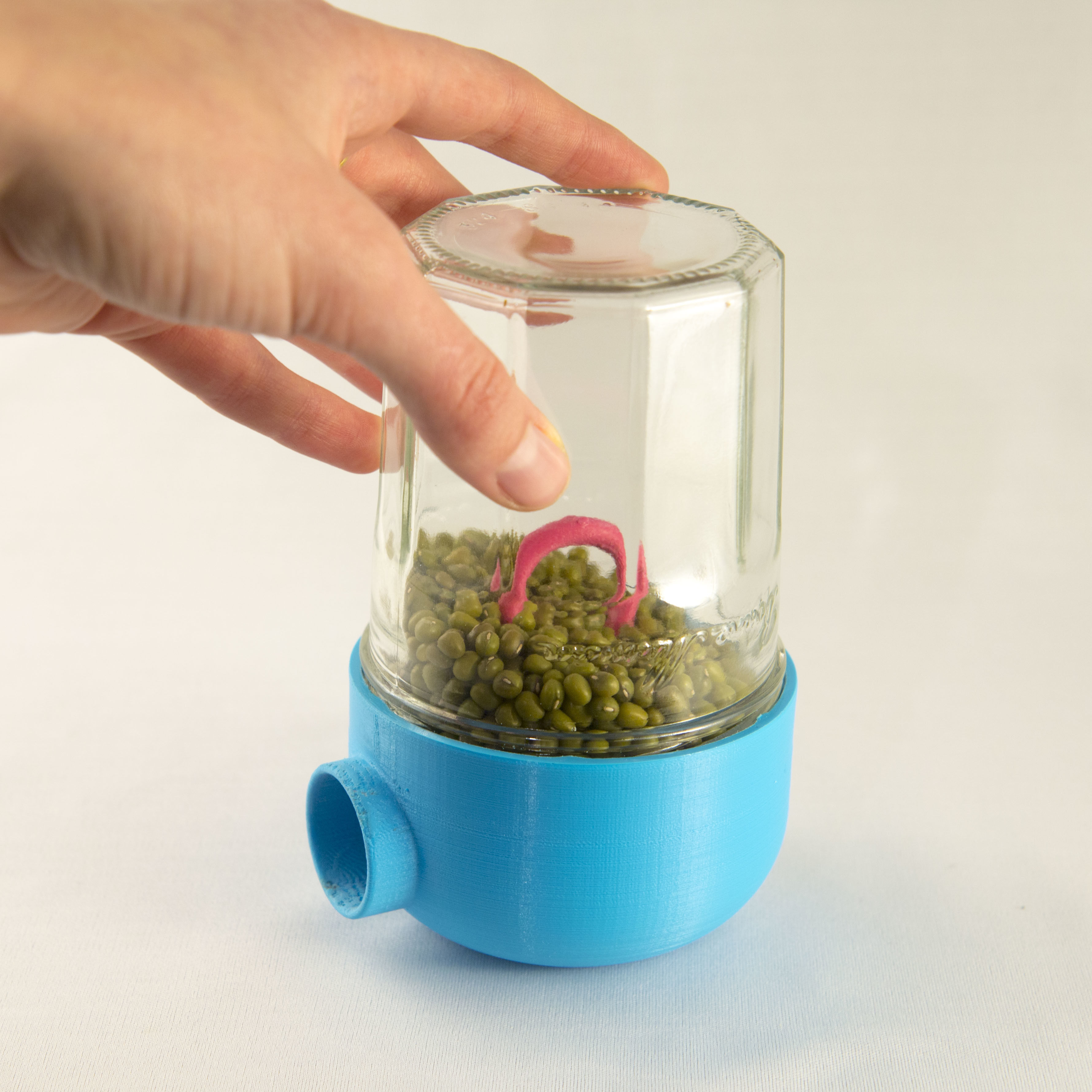 Sproot bottle with ring in it 3D print model_5