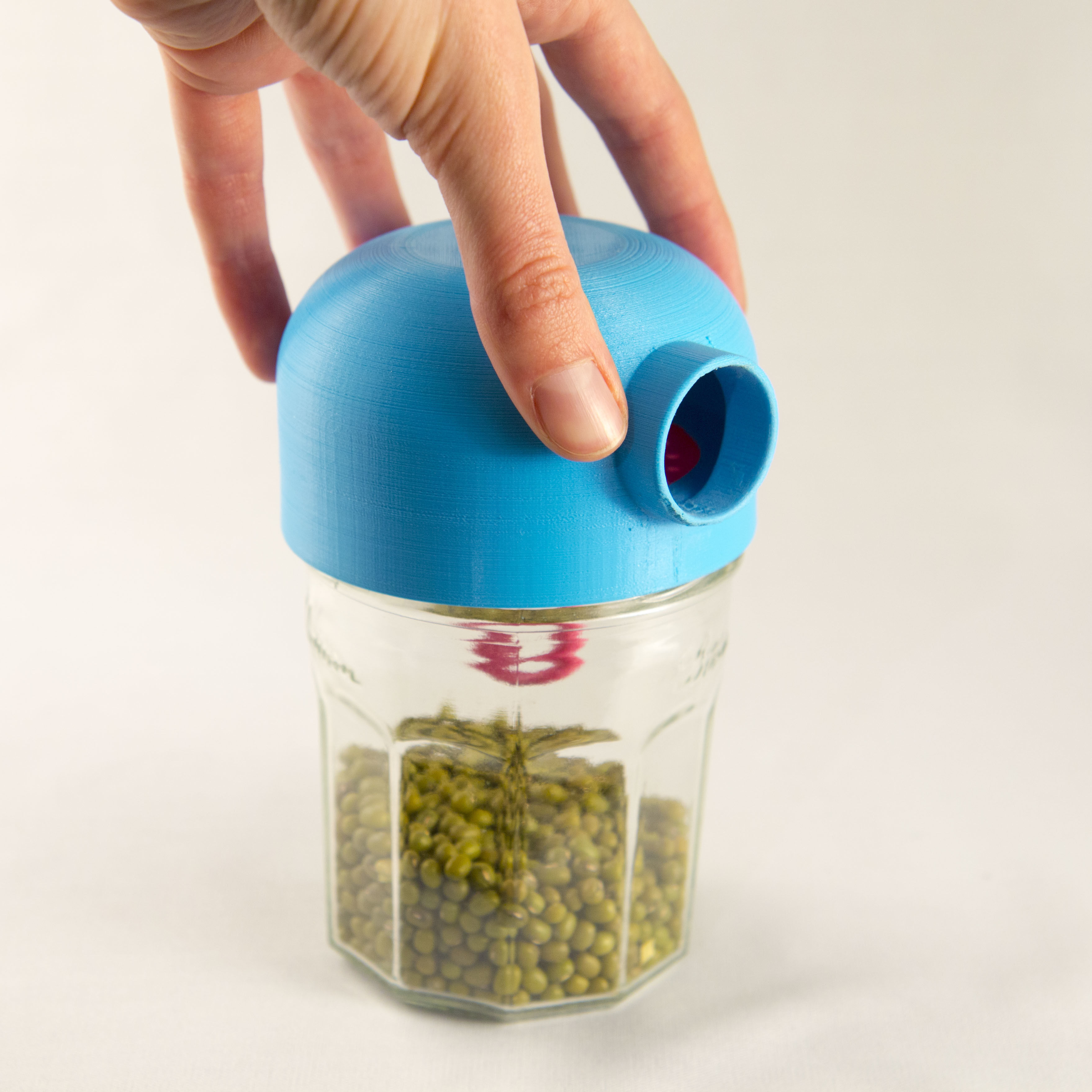 Sproot bottle with ring in it 3D print model_4