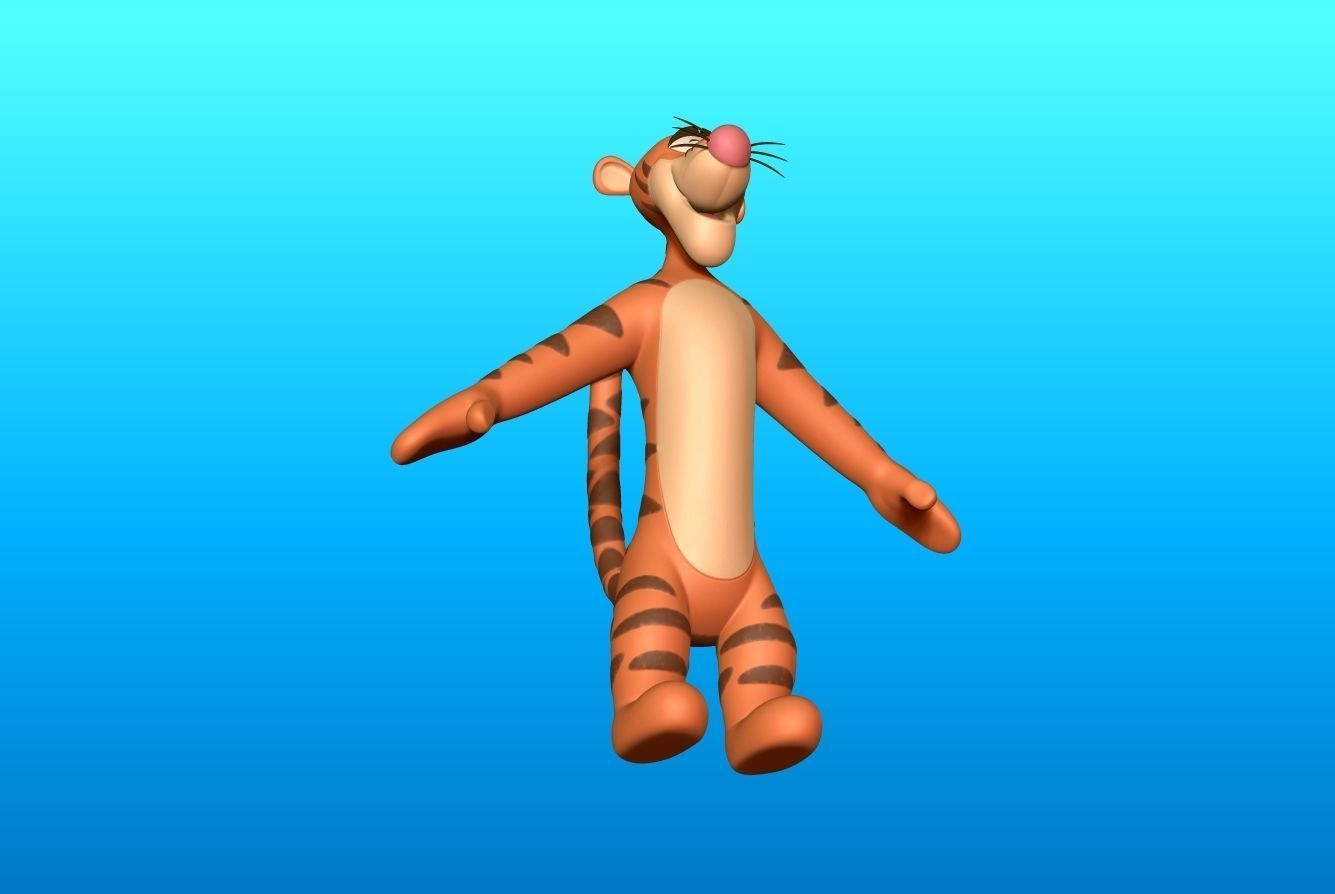 Tigger Optimize  3D model_4