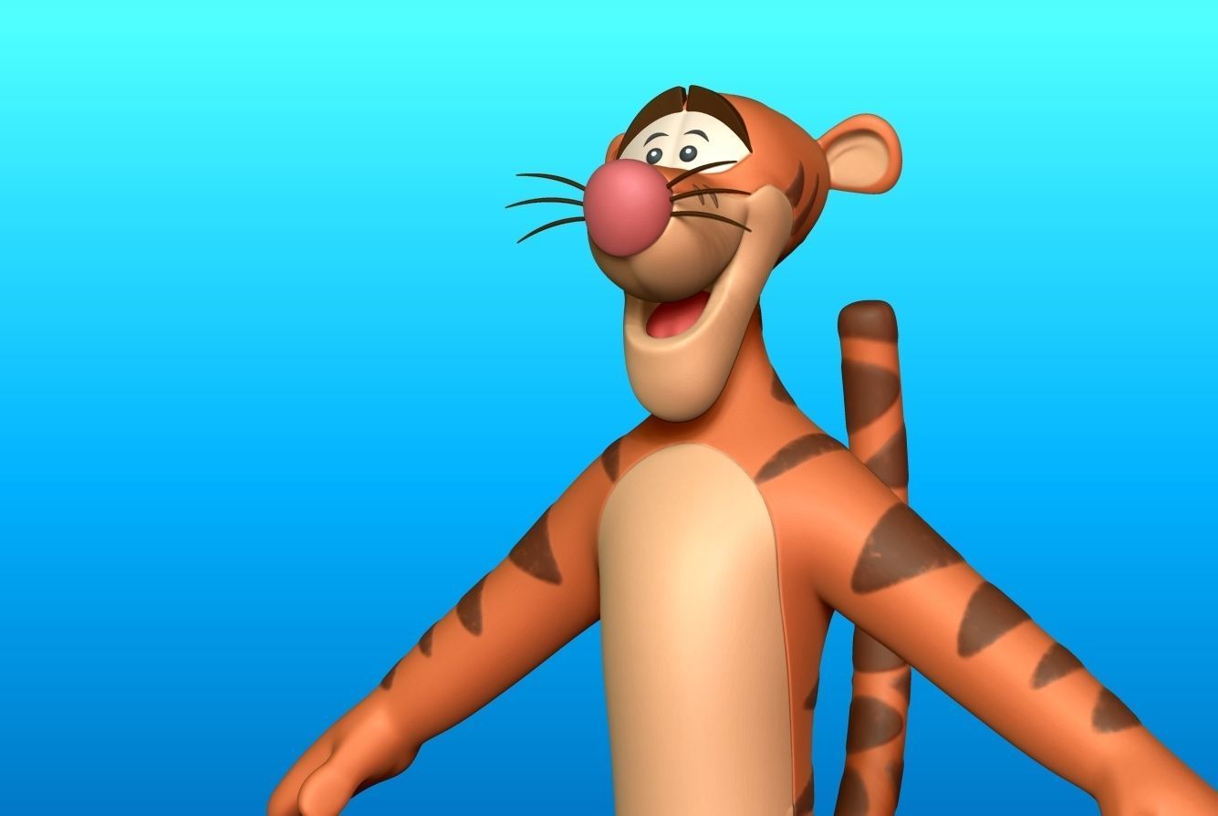 Tigger Optimize  3D model_8