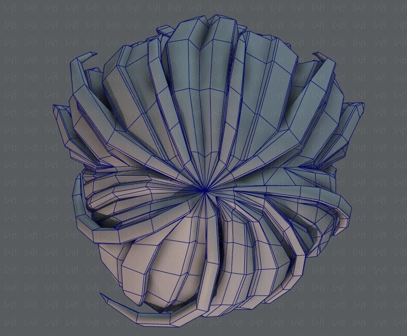 3D Hair style for boy V22 Low-poly 3D model_36