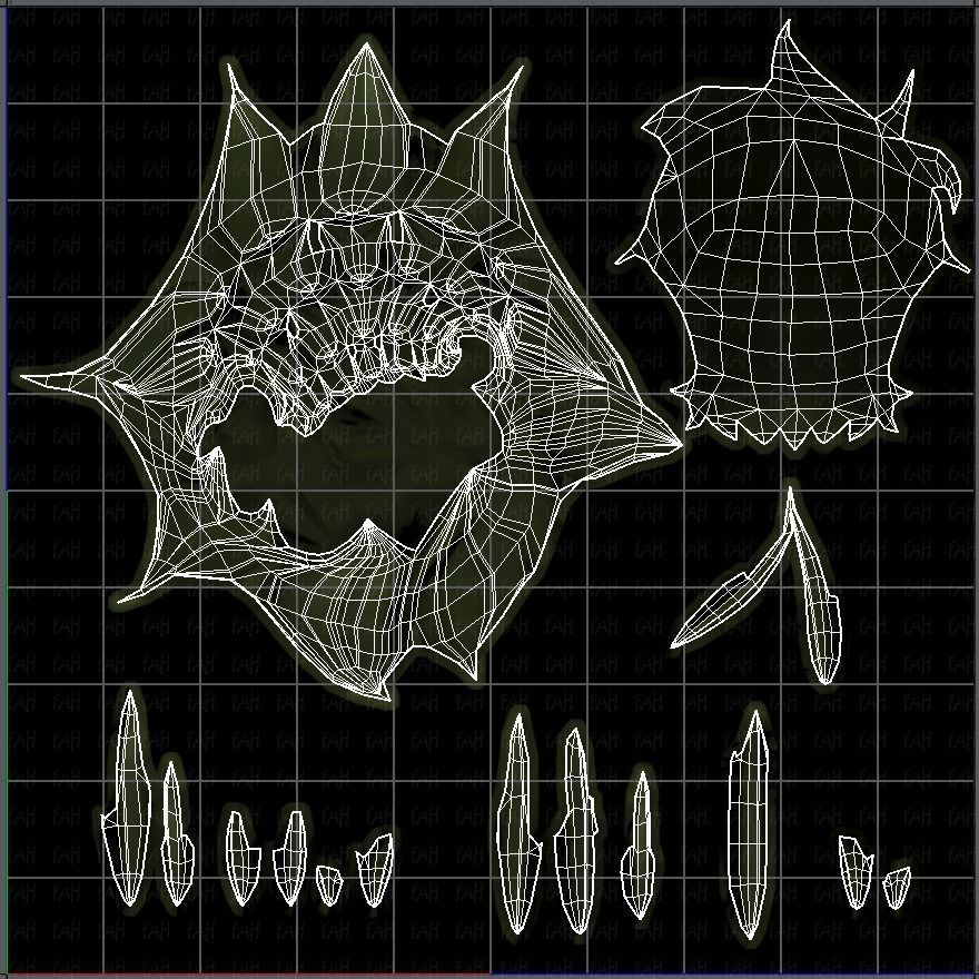 3D Hair style for boy V22 Low-poly 3D model_45