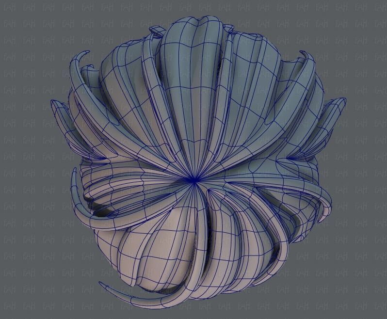 3D Hair style for boy V22 Low-poly 3D model_34