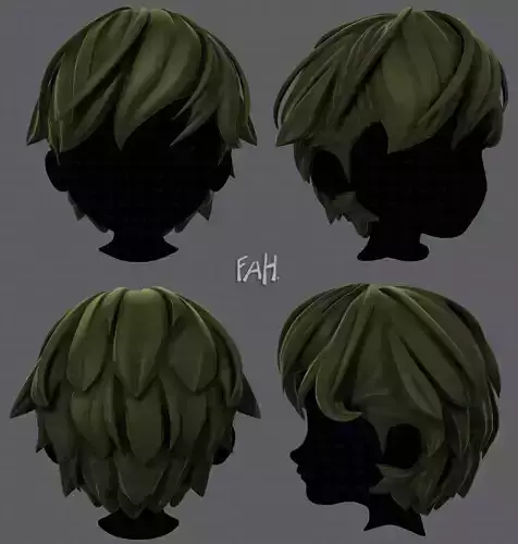 3D Hair style for boy V22